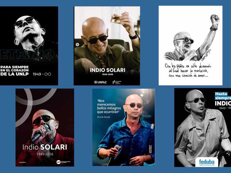 El ámbito educativo despidió al Indio Solari en sus páginas y redes sociales