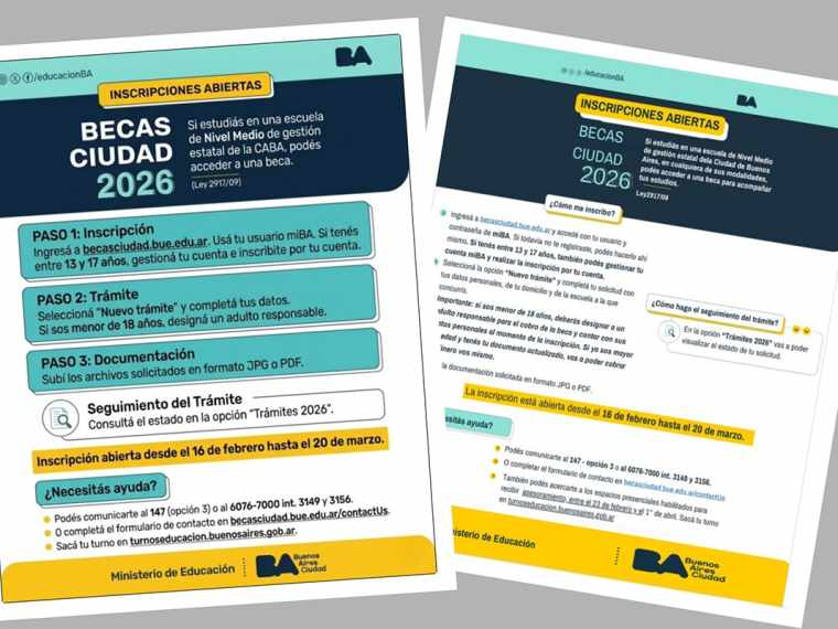 CABA: rechazaron 10 mil becas estudiantiles y peligra un programa creado por ley