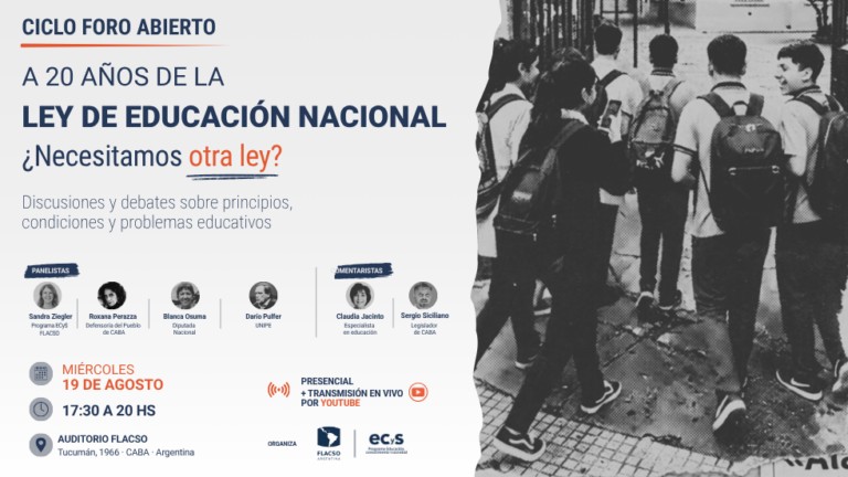 Debatirán sobre si es necesaria una nueva Ley de Educación Nacional
