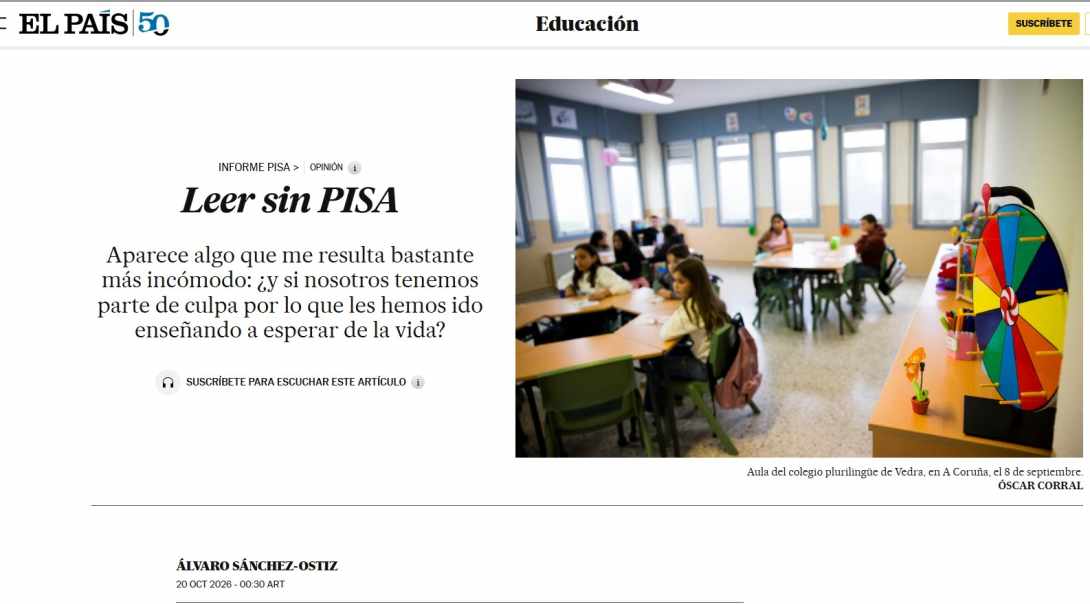 El artículo de Álvaro Sánchez-Ostiz se publicó en el diario El País.